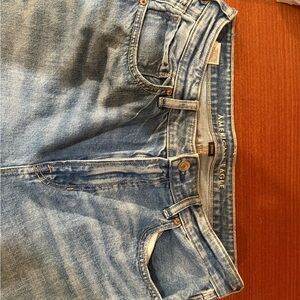 American Eagle Outfitters Denim with Brown Patch